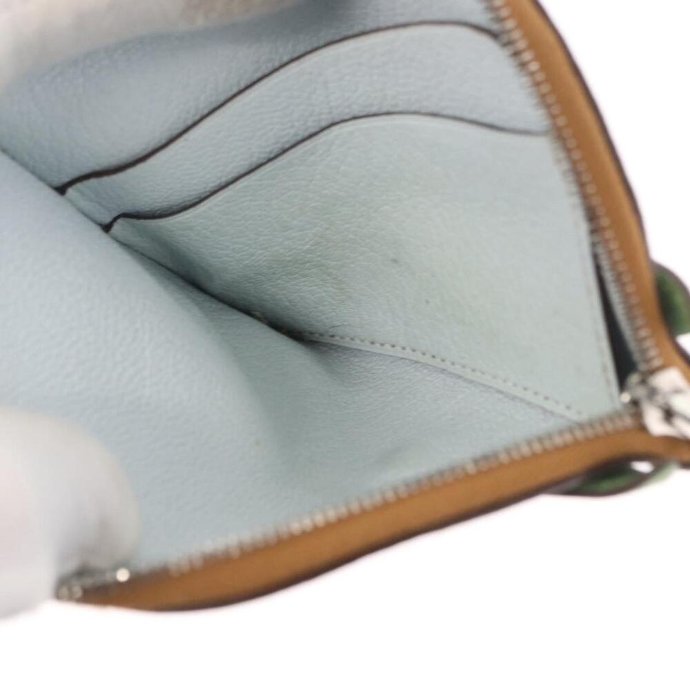 Hermes Leather Paddock Coin Purse Light Blue - Picture 6 of 13